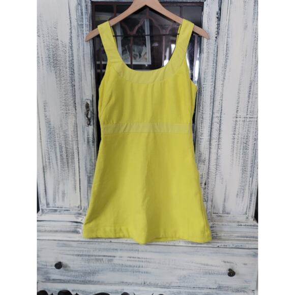 NWT Maeve Sleeveless Yellow Mini Dress - Size 8 - Picture 6 of 7